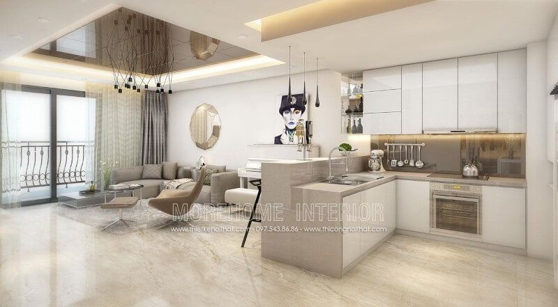 Bạn là người theo đuổi sự hiện đại sang chảnh? Bạn mong muốn rằng không gian nội trợ nhà mình sang trọng mà vẫn tiện nghi. Vậy đừng bỏ qua mẫu tủ bếp gỗ chữ L độc đáo này nhé